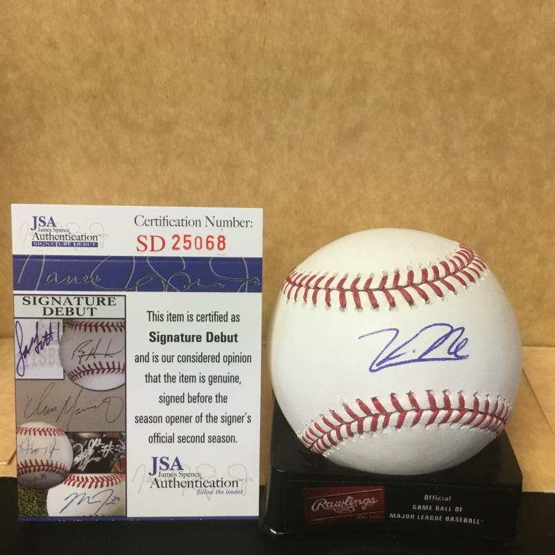 KEVIN NEWMAN PIITSBURGH PIRATES M.L. SIGNED BASEBALL JSA SD25068