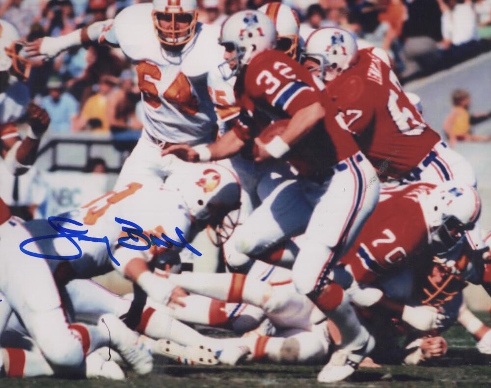 LARRY BALL TAMPA BAY BUCS SIGNED AUTOGRAPHED 8X10 PHOTO W/ COA
