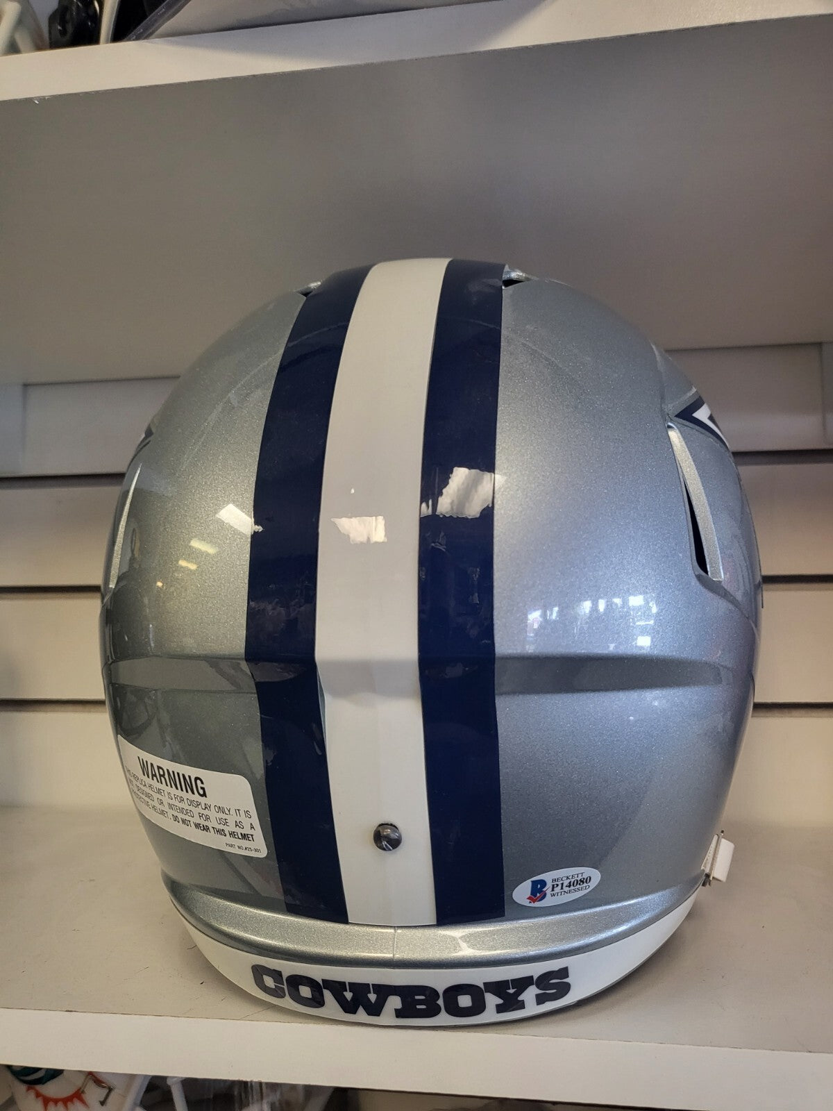 DEION SANDERS DALLAS COWBOYS SIGNED AUTOGRAPHED FULL SIZE HELMET BECKETT AUTH