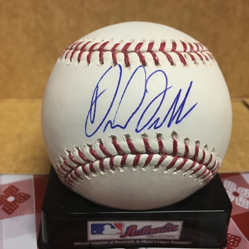 DANIEL FIELDS DETROIT TIGERS M.L. SIGNED BASEBALL W/COA