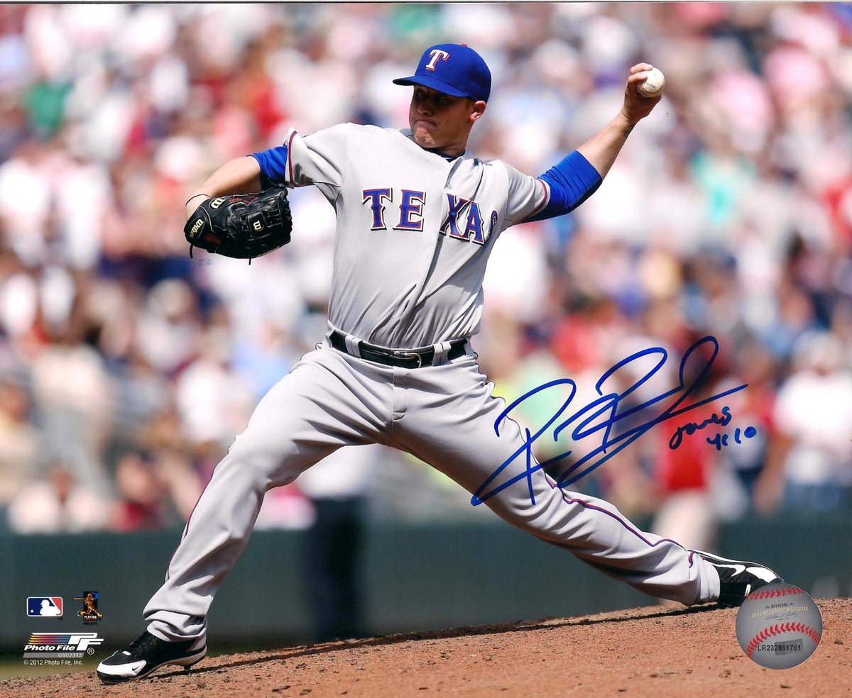 ROBBIE ROSS TEXAS RANGERS AUTOGRAPHED SIGNED 8X10 PHOTO W/COA