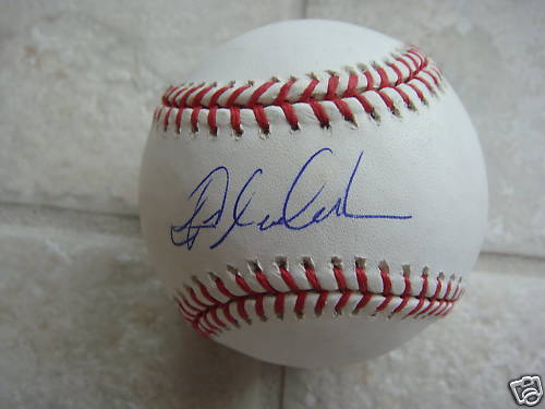 JOBA CHAMBERLAIN YANKEES OFFICIAL SIGNED ML BALL W/COA