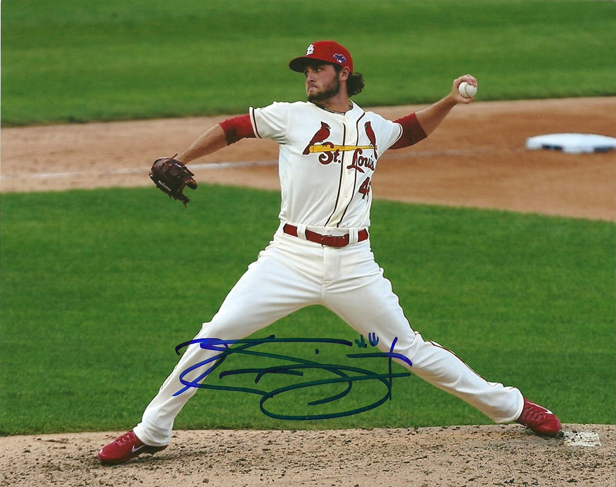 KEVIN SIEGRIST ST. LOUIS CARDINALS SIGNED AUTOGRAPHED 8x10 PHOTO W/COA HORIZONT