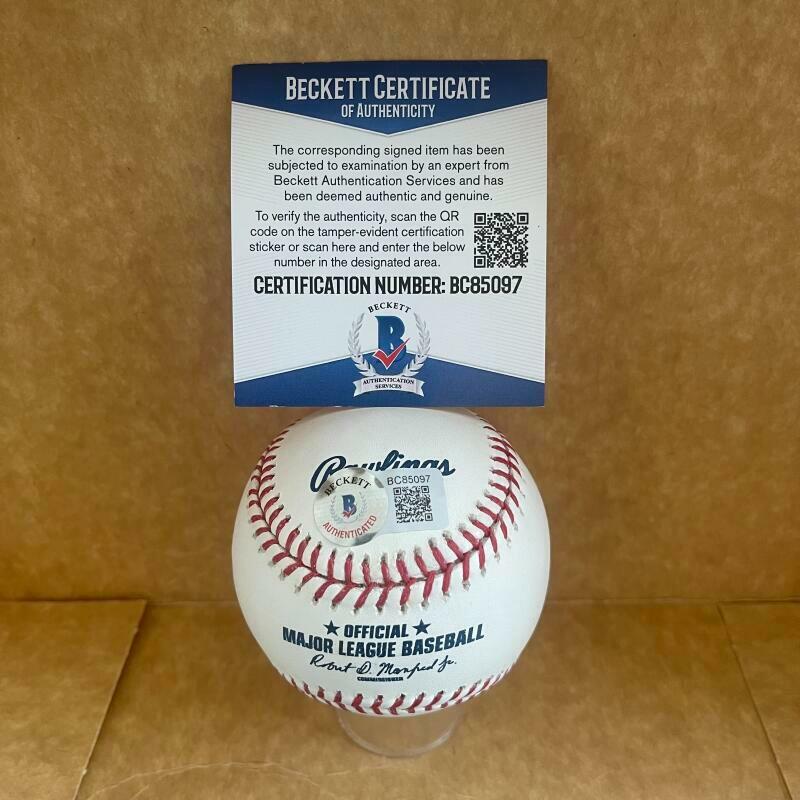 ZACK COLLINS CHICAGO WHITE SOX SIGNED AUTO M.L. BASEBALL  BAS BC85097