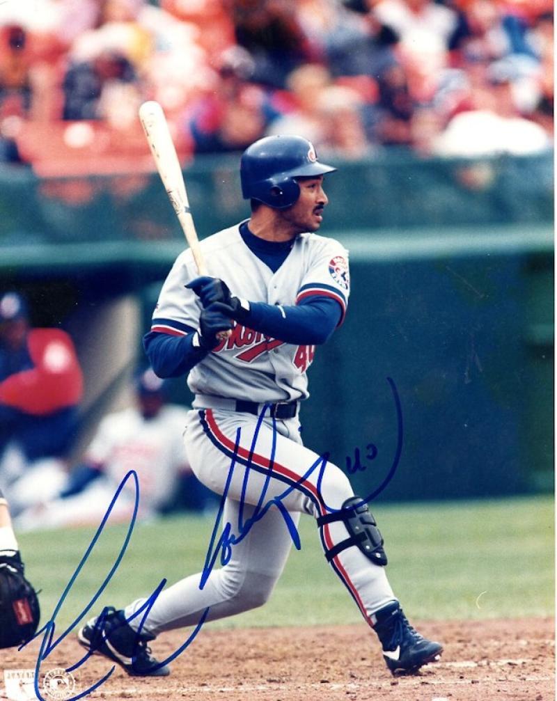 HENRY RODRIGUEZ MONTREAL EXPOS SIGNED AUTOGRAPHED 8X10 PHOTO W/ COA 
