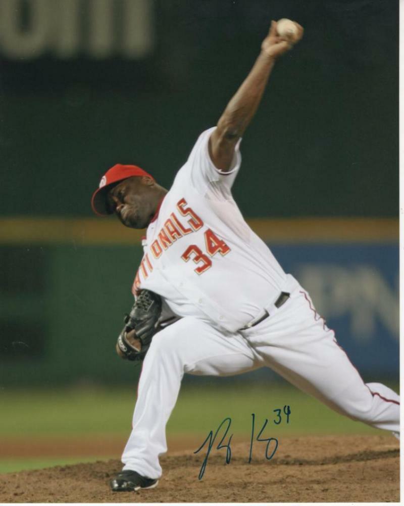 RAY KING WASHINGTON NATIONALS SIGNED AUTOGRAPHED 8X10 W/ COA