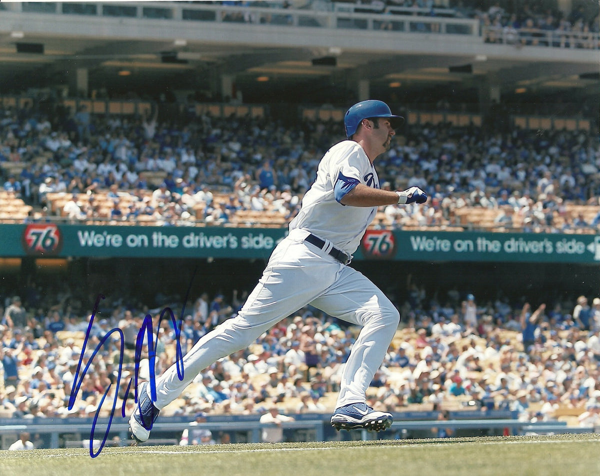 SCOTT VAN SLYKE LOS ANGELES DODGERS SIGNED AUTO 8x10 PHOTO W/COA