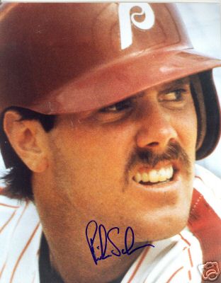 RICK SCHU PHILADELPHIA PHILLIES SIGNED 8X10 PHOTO W/COA