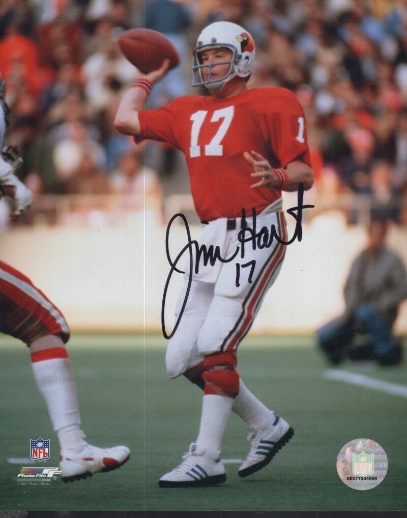 JIM HART ST. LOUIS CARDINALS SIGNED AUTOGRAPHED 8X10 PHOTO W/ COA