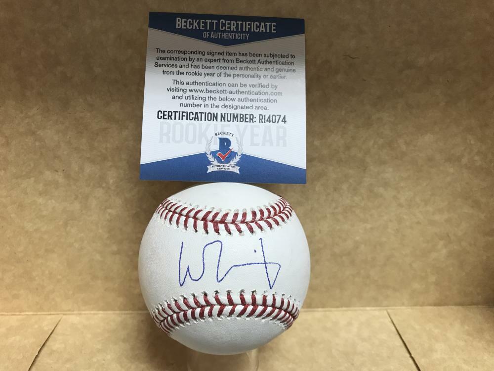 WILL CRAIG PITTSBURGH PIRATES ROOKIE YEAR SIGNED M.L. BASEBALL BECKETT R14074