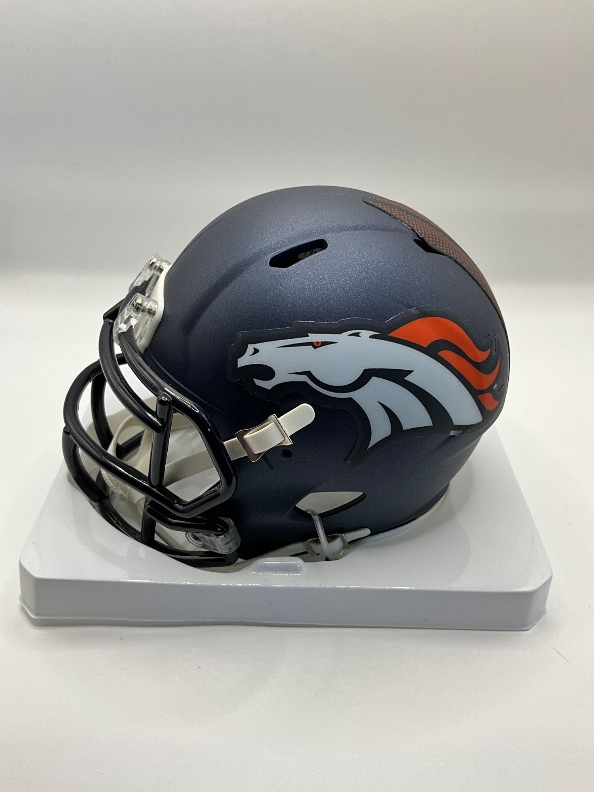 WES WELKER DENVER BRONCOS SIGNED SPEED MINI HELMET JSA