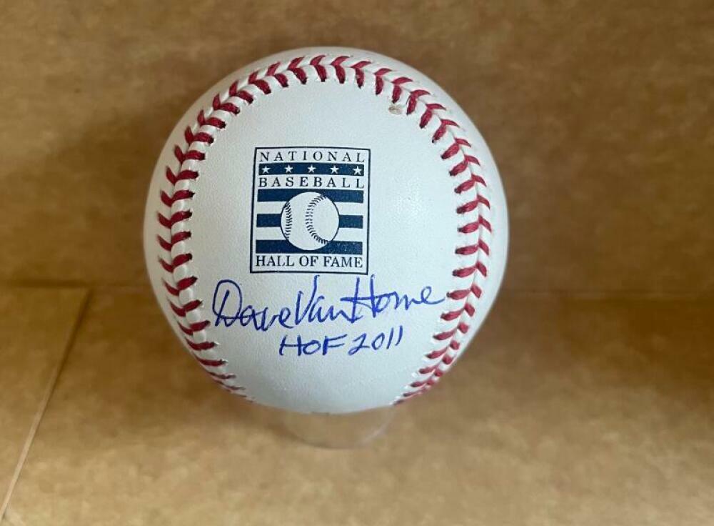 DAVE VAN HORNE HOF 2011 MARLINS EXPOS SIGNED AUTO HOF BASEBALL BAS WITNESS