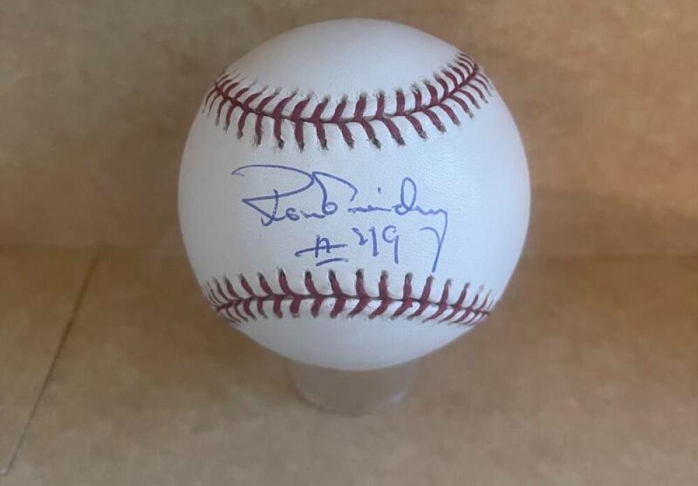 RON GUIDRY YANKEES SIGNED AUTOGRAPHED M.L. BASEBALL BECKETT AUTH