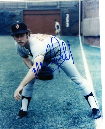 MIKE CALDWELL SAN FRANCISCO GIANTS SIGNED 8X10 PHOTO
