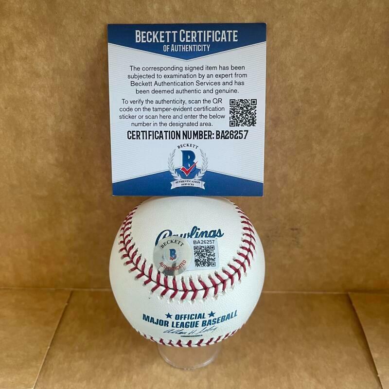 RON KITTLE 83 AL ROY SIGNED AUTOGRAPHED M.L. BASEBALL BASEBALL BAS BA26257