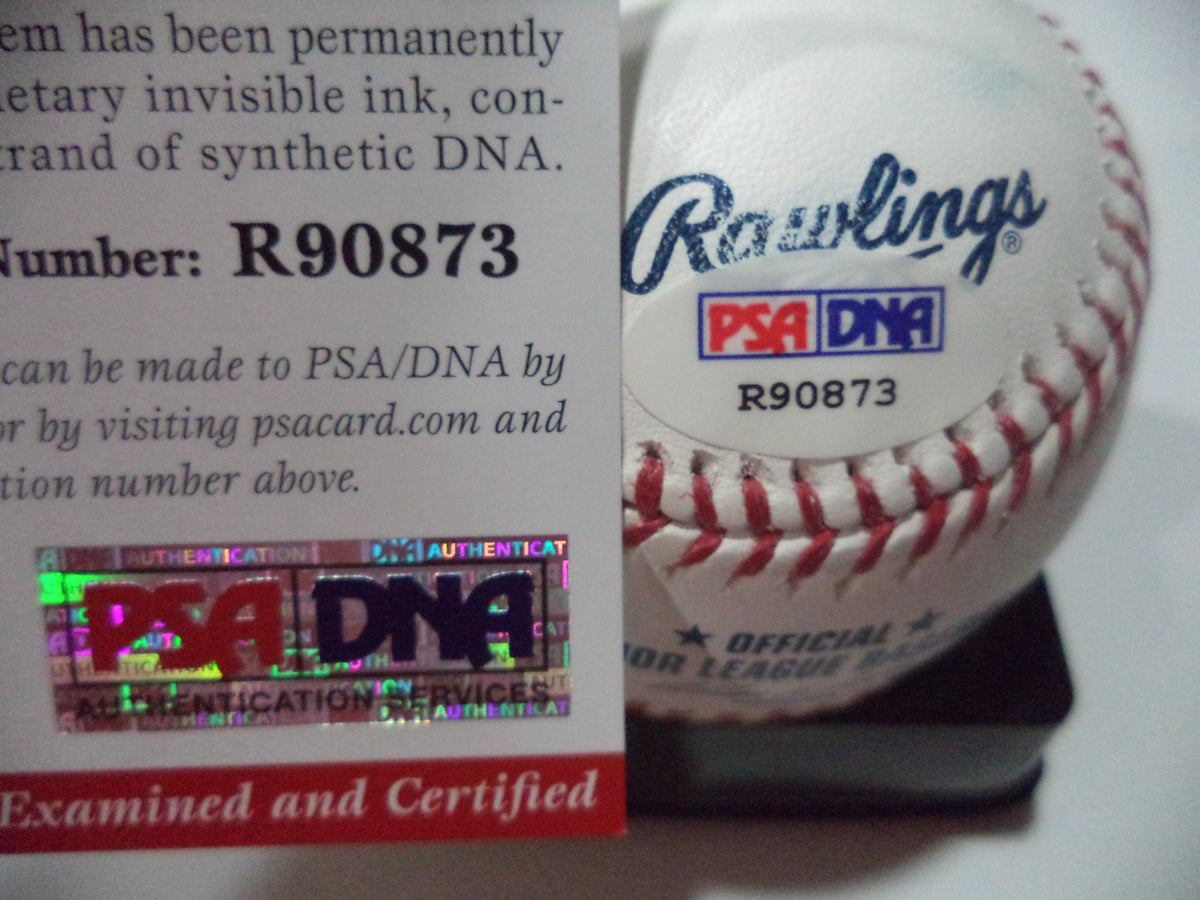 ALEX MEYER TWINS SIGNED ROMLB BASEBALL "ROOKIE GRAPH" PSA/DNA COA #R90873