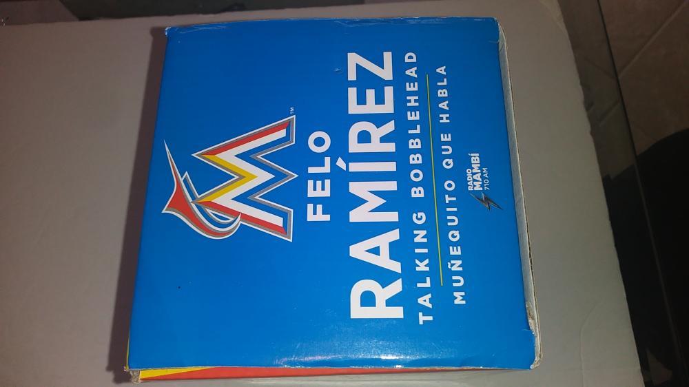 FELO RAMIREZ TALKING BOBBLEHEAD STADIUM GIVEAWAY MARLINS RARE