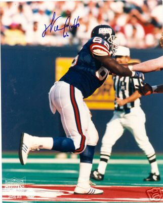 WILLIAM ROBERTS NEW YORK GIANTS SIGNED 8X10 PHOTO W/COA
