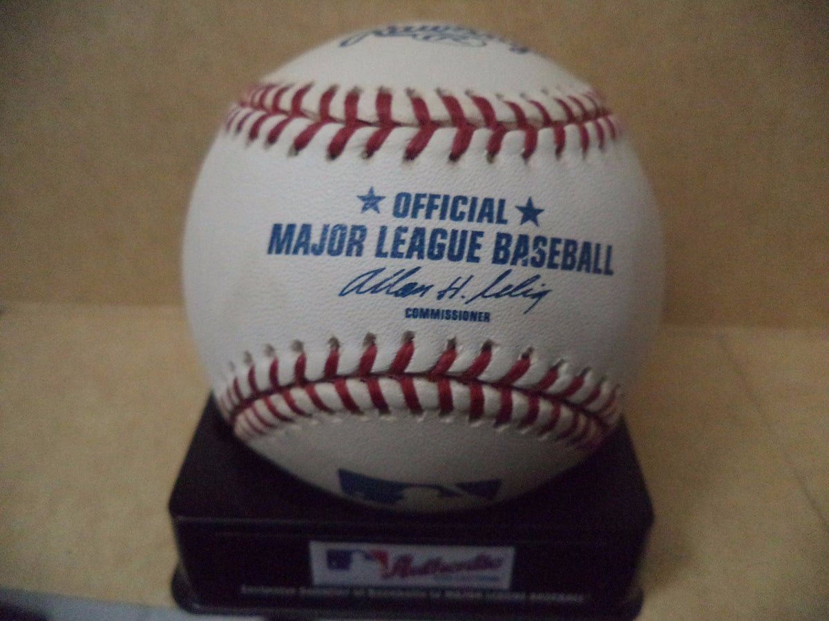 JACK HANNAHAN REDS/INDIANS SIGNED AUTOGRAPHED ROMLB ML BASEBALL W/COA