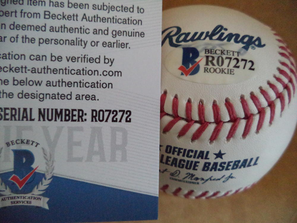 NANDER DE SEDAS FLORIDA STATE SEMINOLES SIGNED AUTO M.L. BASEBALL BECKETT R07272