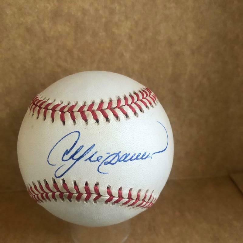ANDRE DAWSON MONTREAL EXPOS/MARLINS SIGNED AUTOGRAPHED N.L. BASEBALL BECKETT 