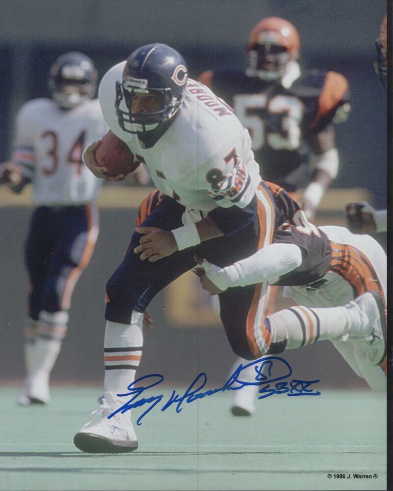 EMERY MOORHEAD CHICAGO BEARS SBXX SIGNED AUTOGRAPHED 8X10 PHOTO W/ COA