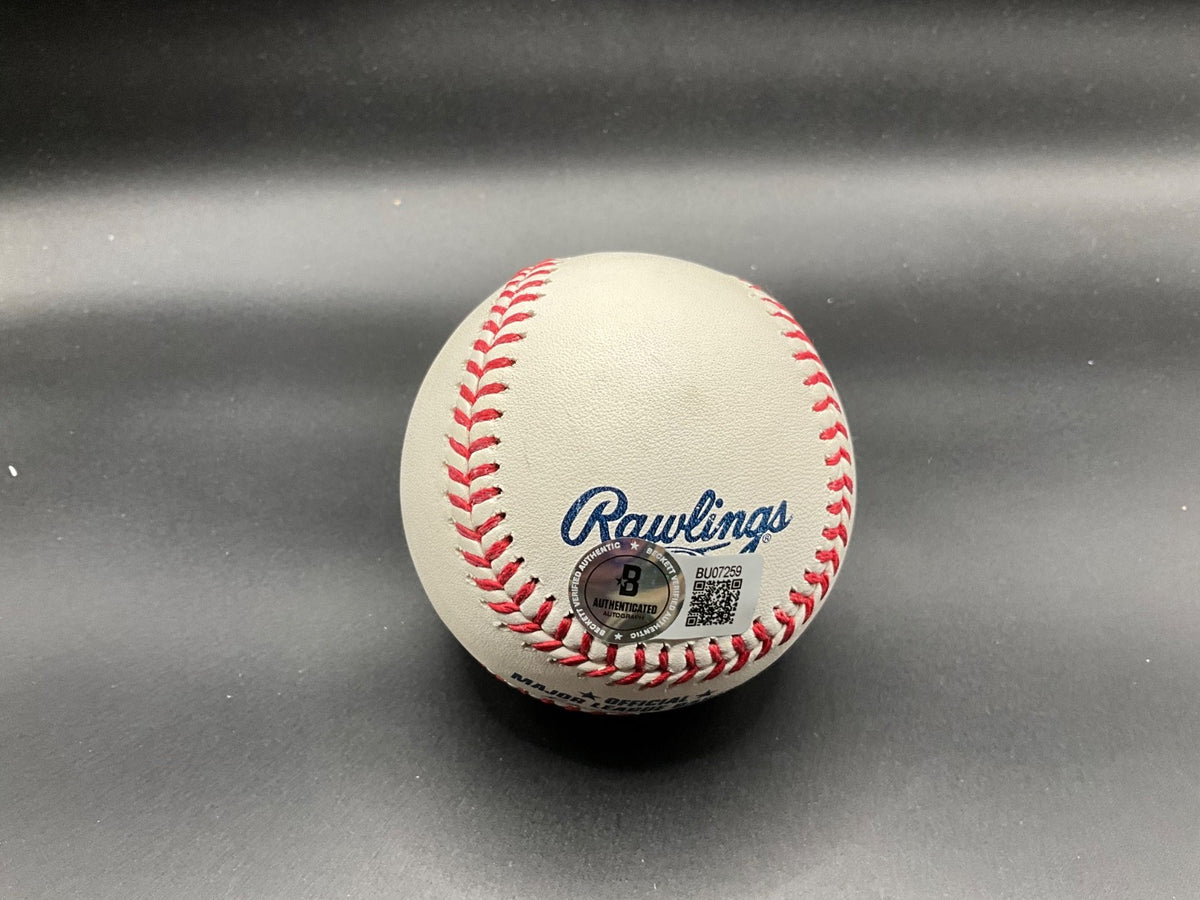Frankie Montas Signed Baseball Dodgers Athletics Yankees Reds Mets Beckett Auto