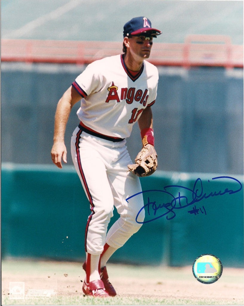 DOUG DECINCES ANAHEIM ANGELS SIGNED 8X10 PHOTO W/COA