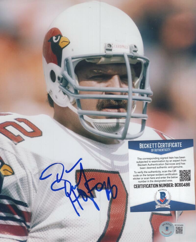 DAN DIERDORF ST. LOUIS CARDINALS HOF 96 SIGNED 8X10 PHOTO BECKETT BC60486
