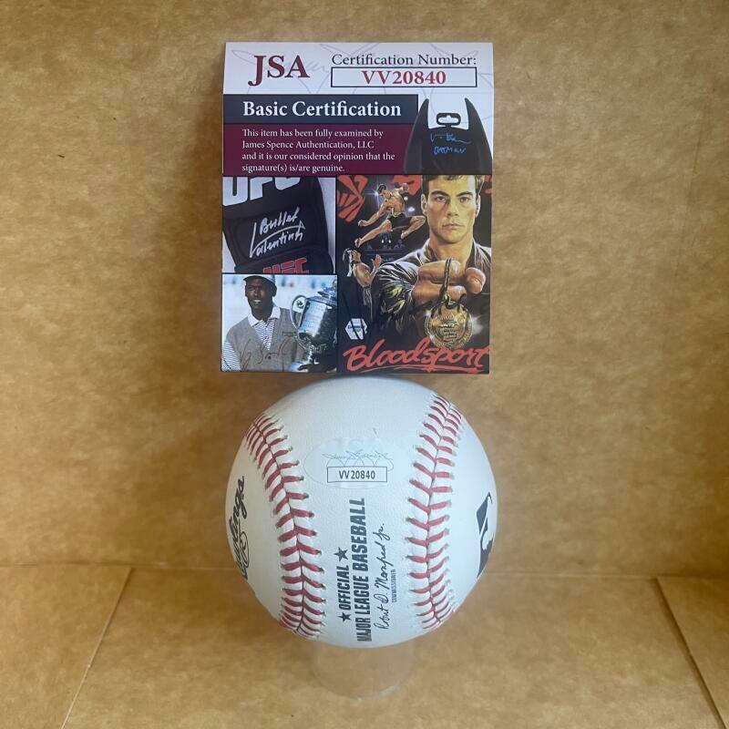 TERRY PENDLETON  91 NL BATTING CHAMP SIGNED AUTOGRAPHED M.L.BASEBALL JSA VV20840