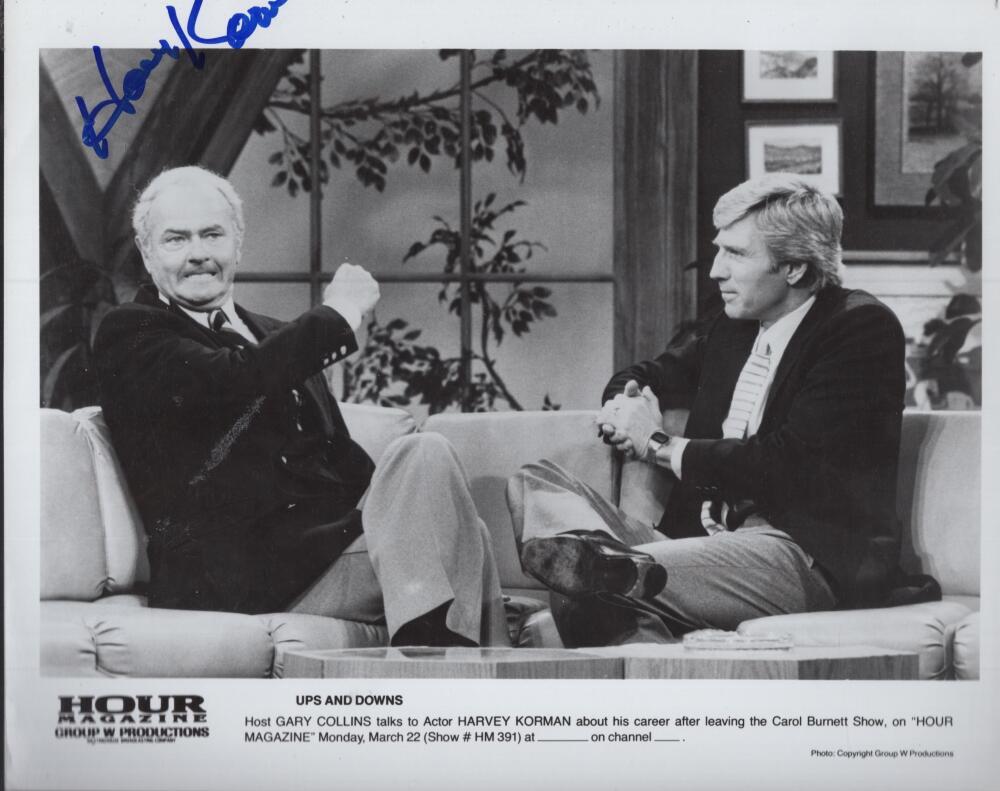 HARVEY KORMAN UPS AND DOWNS SIGNED AUTOGRAPHED 8X10 PHOTO W/ COA
