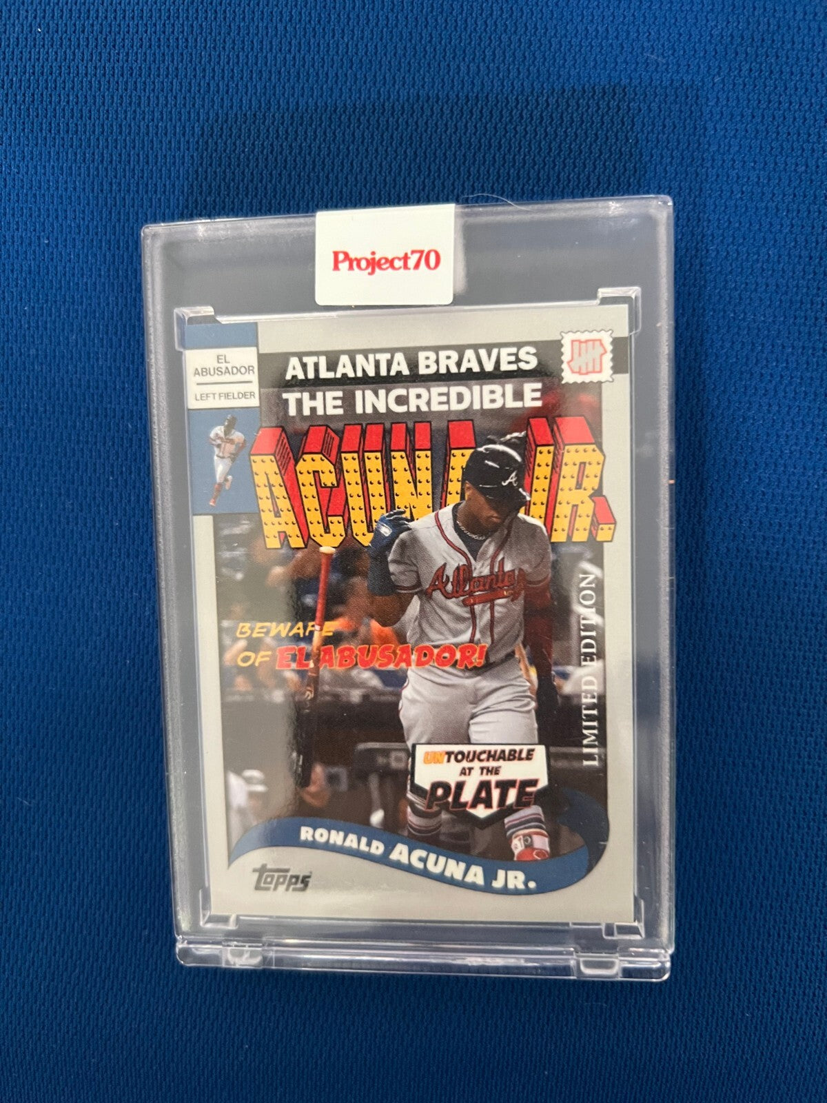 2021 TOPPS PROJECT 70 RONALD ACUNA THE INCREDIBLE ACUNA CARD #286