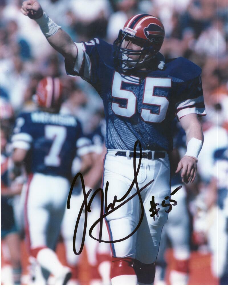 FRED SMERLAS BUFFALO BILLS  SIGNED AUTOGRAPHED 8X10 PHOTO W/ COA