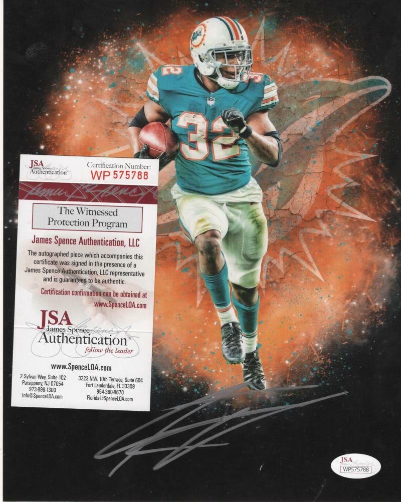 KENYAN DRAKE DOLPHINS/CARDINALS EDIT SIGNED AUTOGRAPHED 8X10 PHOTO JSA