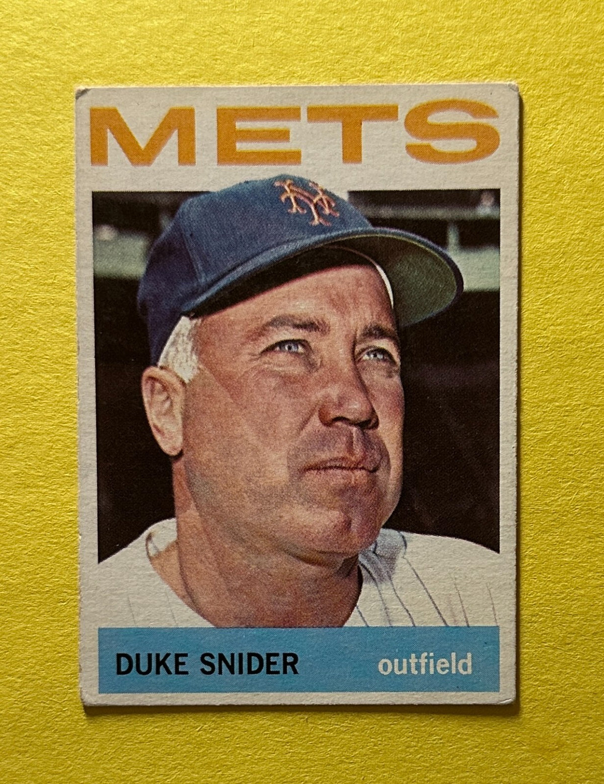1964 TOPPS DUKE SNIDER #155 METS HOF