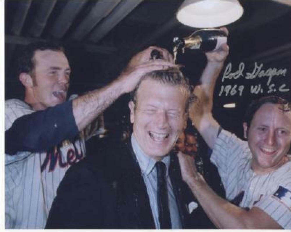 ROD GASPAR NEW YORK METS SIGNED AUTOGRAPHED 8X10 W/ COA