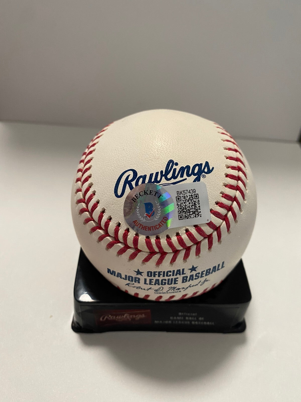 SHUN YAMAGUCHI JAPANESE BLUE JAYS SIGNED AUTOGRAPHED M.L. BASEBALL BECKETT