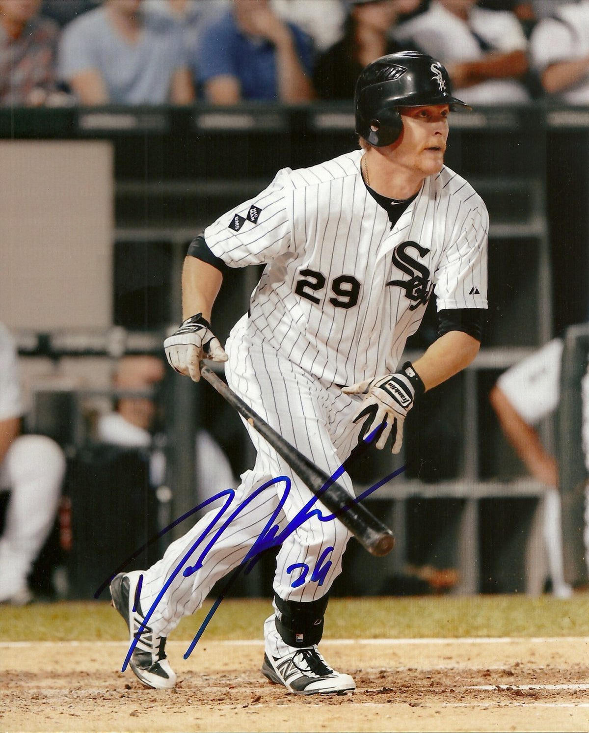 DAN JOHNSON CHICAGO WHITE SOX SIGNED AUTOGRAPHED 8x10 PHOTO W/COA