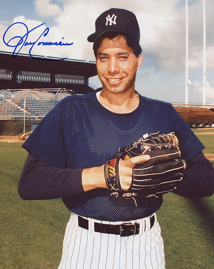 JOHN  CANDELARIA  NEW  YORK YANKEES  SIGNED 8X10  PHOTO