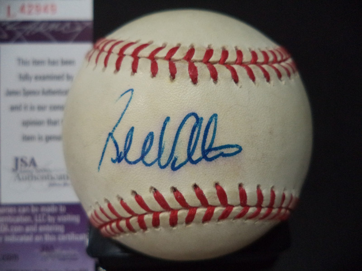 BOBBY VALENTINE SIGNED AUTO 2000 W.S. SUBWAY SERIES ML BASEBALL JSA COA #L42949