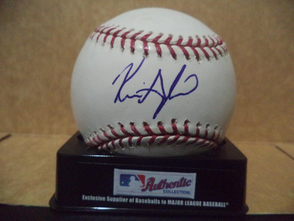 KEVIN GRYBOSKI BRAVES/RANGERS/NATIONALS SIGNED AUTOGRAPHED M.L. BASEBALL W/COA