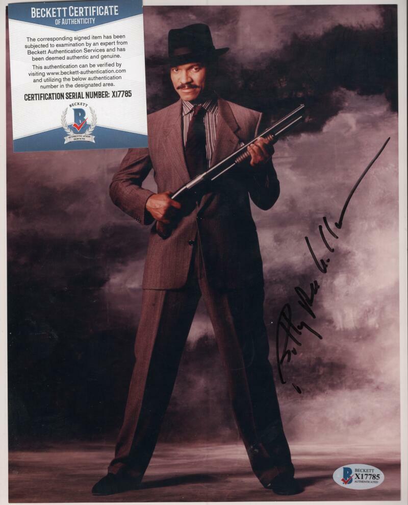 BILLY DEE WILLIAMS FAMOUS ACTOR SIGNED 8X10 PHOTO BECKETT X17785