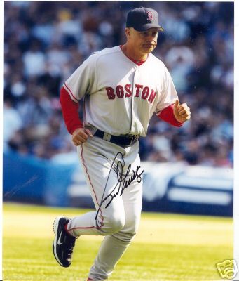 BRAD MILLS BOSTON RED SOX SIGNED 8X10 PHOTO W/COA
