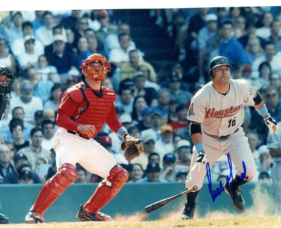 ORLANDO MERCED HORIZONTAL HOUSTON ASTROS SIGNED AUTOGRAPHED 8X10 PHOTO