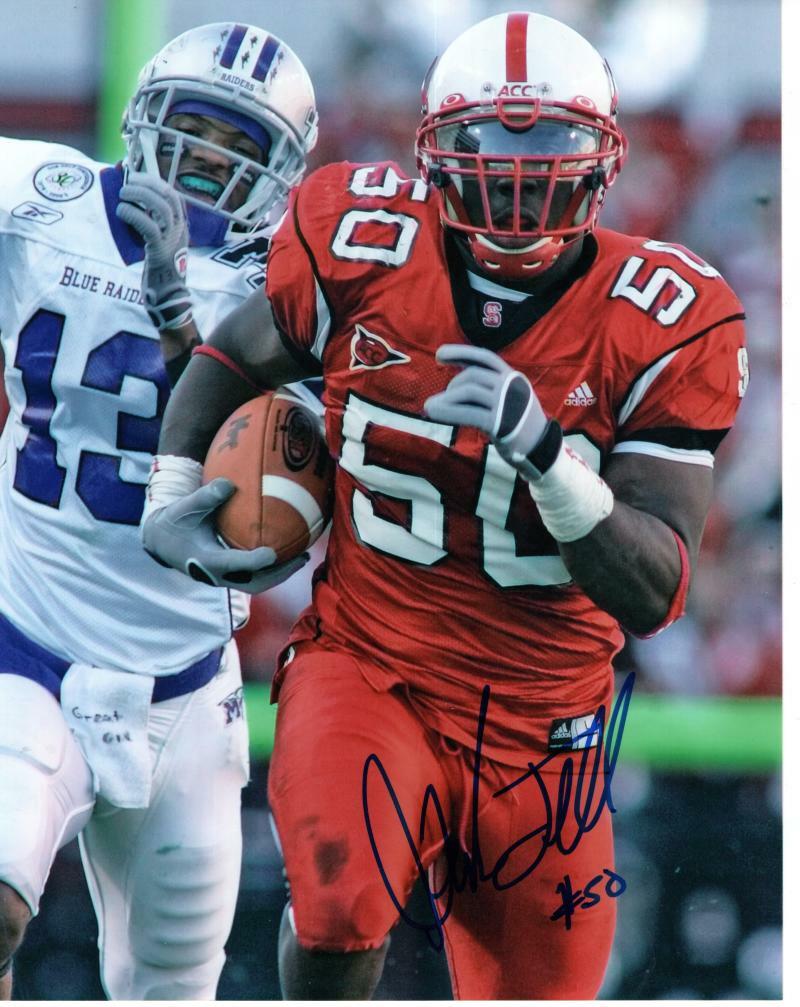 STEPHEN TULLOCH NORTH CAROLINA STATE SIGNED AUTOGRAPHED 8X10 PHOTO W/ COA