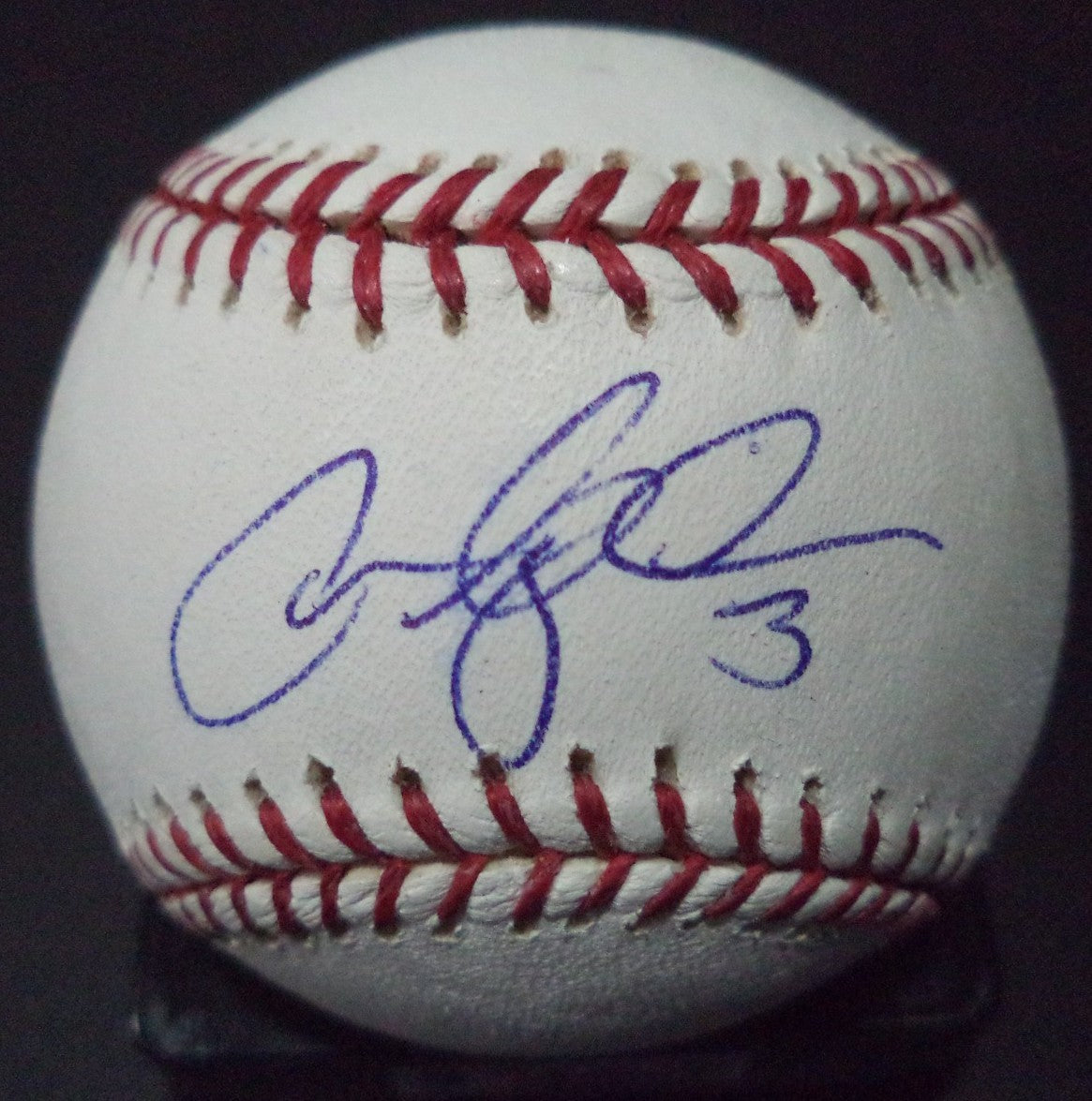 CHRIS AGUILA NEW YORK METS SIGNED AUTOGRAPHED ROMLB BASEBALL W/COA