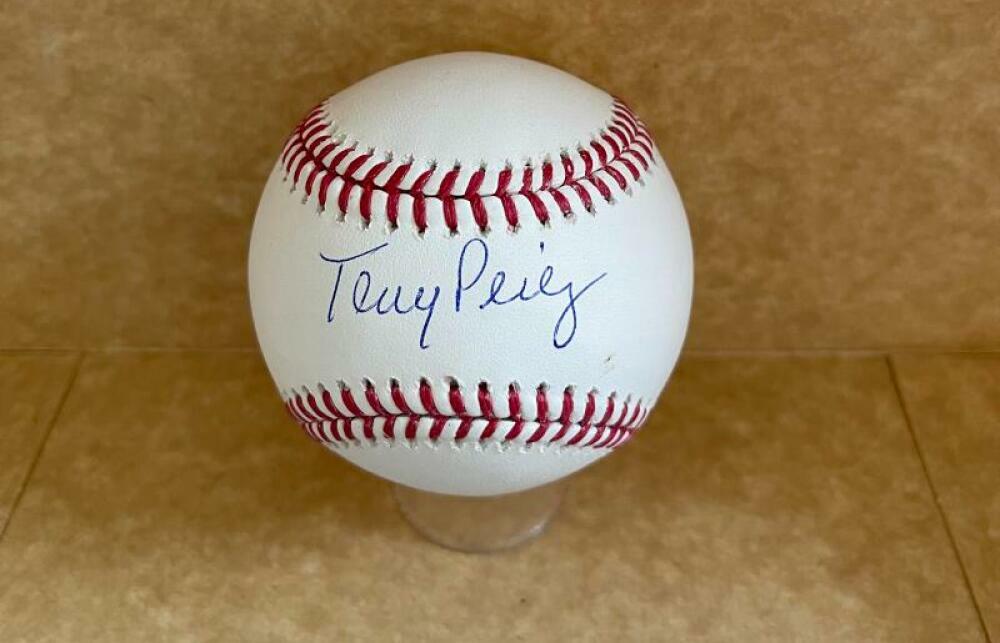 TONY PEREZ CINCINNATI REDS SIGNED AUTOGRAPHED M.L. BASEBALL JSA WITNESS 