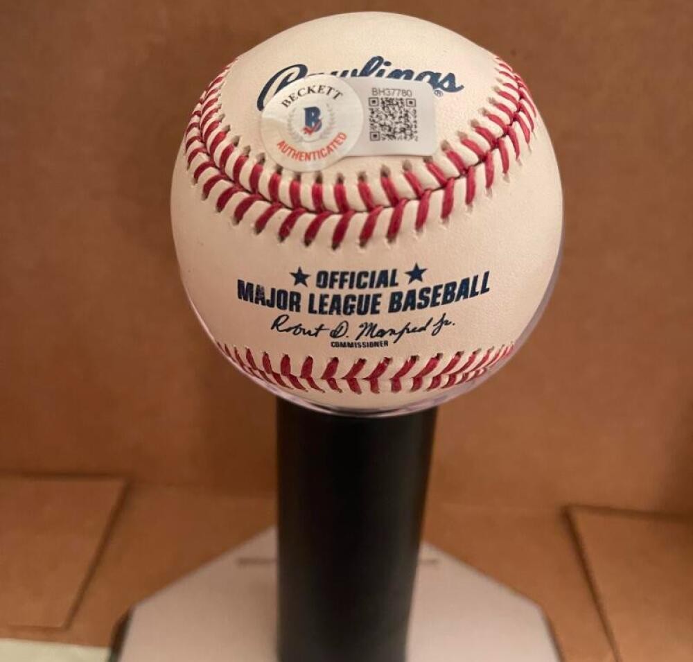 BRAYAN BELLO RED SOX  SIGNED AUTOGRAPHED M.L. BASEBALL BECKETT AUTH