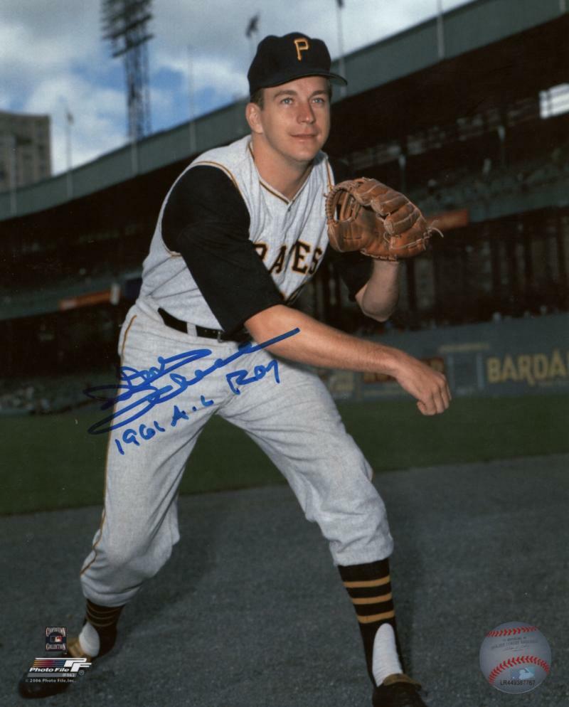 DON SCHWALL PITTSBURGH PIRATES 1961 A.L. ROY SIGNED  8X10 PHOTO W/ CO