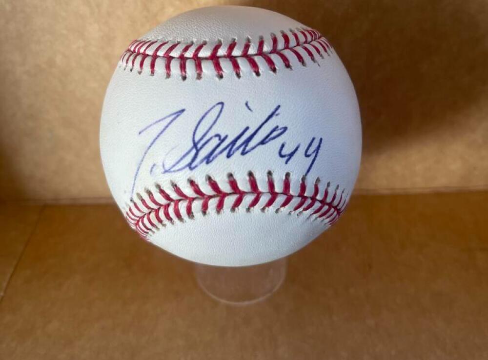 TAKASHI SAITO DODGERS/RED SOX SIGNED AUTO M.L. BASEBALL BECKETT AUTH